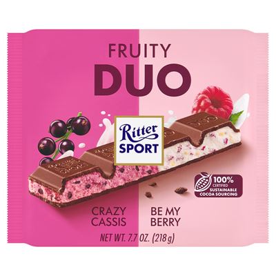RITTER SPORT Czekolada Duo Owocowa 218 g