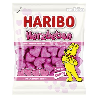 HARIBO Żelki piankowe Herzbeben Serca 12 x 160 g