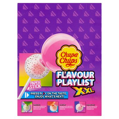 Chupa Chups Lizaki wielosmakowe XXL Flavour Playlist 25x29g