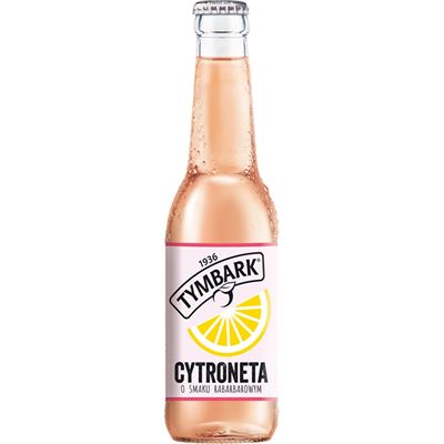 TYMBARK Cytroneta rabarbar Napój gazowany 20 x 330 ml butelka szklana