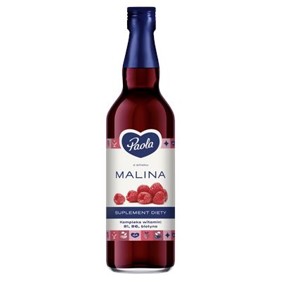 Paola Syrop Malina 680ml butelka szklana