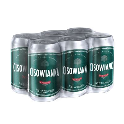 CISOWIANKA Woda niegazowana 6 x 330 ml puszka