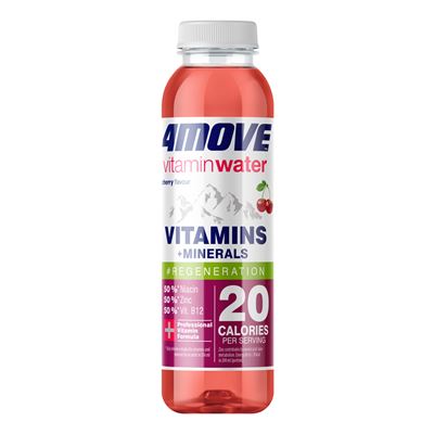 4MOVE VITAMIN WATER wiśnia witaminy + minerały 6x556ml