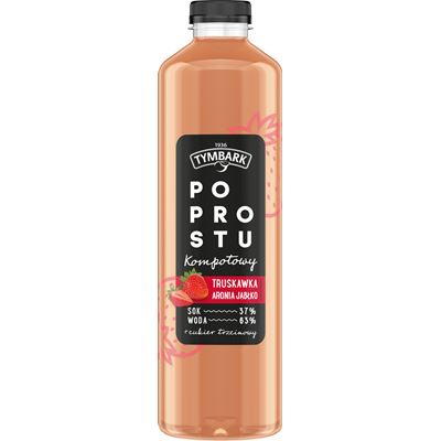 TYMBARK Po prostu Kompotowy truskawka aronia jabłko 6 x 1,25 l