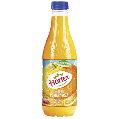 Hortex Sok 100% pomarańcza 6 x 1 l