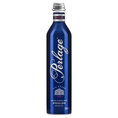 CISOWIANKA Perlage Woda mineralna musująca w puszce 24 x 500 ml
