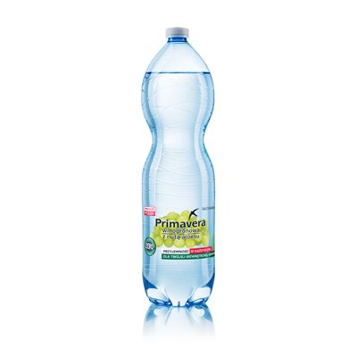 PRIMAVERA Woda gazowana Winogrono i aloes 1,5 l