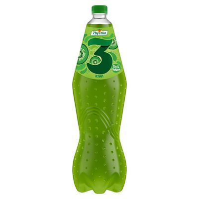 ZBYSZKO 3 Owoce Kiwi Napój gazowany 6 x 1,75 l PET