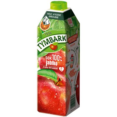 TYMBARK Sok jabłkowy 12 x 1 l