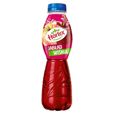 Hortex Jabłko wiśnia Napój niegazowany 6 x 500 ml