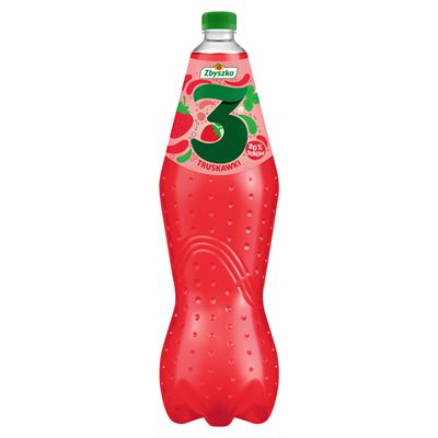 ZBYSZKO 3 Owoce Truskawka-Kiwi Napój gazowany 6 x 1,75 l PET