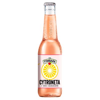 TYMBARK Cytroneta rabarbar Napój gazowany 20 x 330 ml butelka szklana