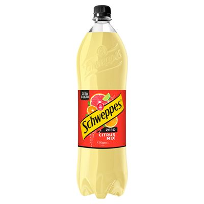 Schweppes Napój Gazowany Citrus Mix Zero 6 x 1,35 l [kaucja]