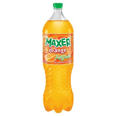 MAXER Orange 20% soku Napój gazowany 4 x 2 kg [kaucja]