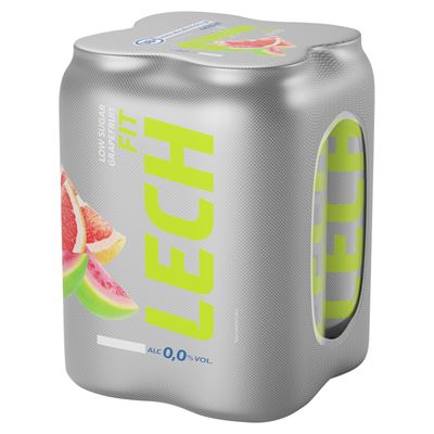 LECH 0,0 Fit grapefruit puszki 4x500ml