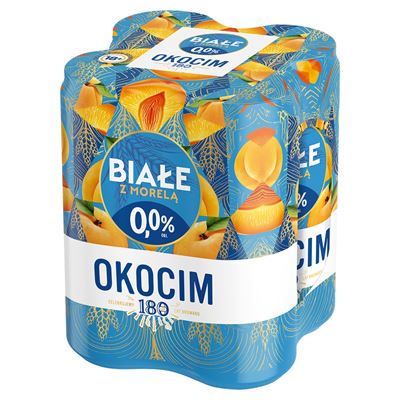 OKOCIM Białe z pomarańczą 0% 500 ml