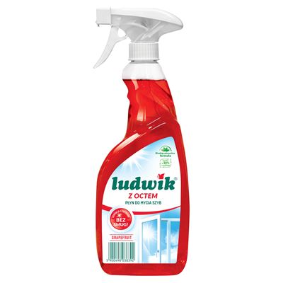 ludwik Płyn do mycia szyb z octem grapefruit 600 ml