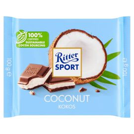 Ritter Sport Czekolada mleczna z kokosem 100 g