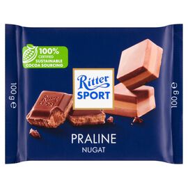 Ritter Sport Czekolada mleczna z nadzieniem nugatowym 100 g