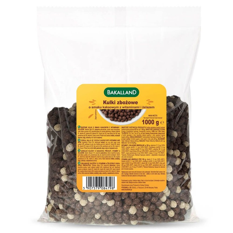 Kulki zbożowe duo  Bakalland 1 kg
