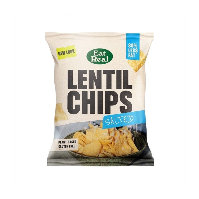 Chipsy na bazie soczewicy solone bez glutenu Eat Real 40 g