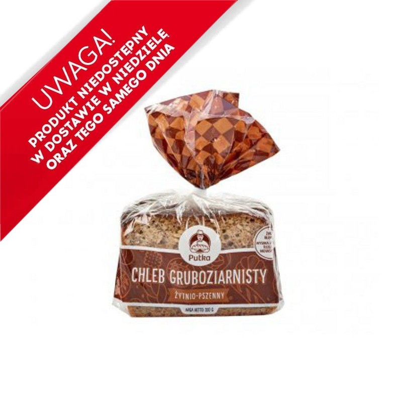 Chleb gruboziarnisty żytnio-pszenny Putka 350 g