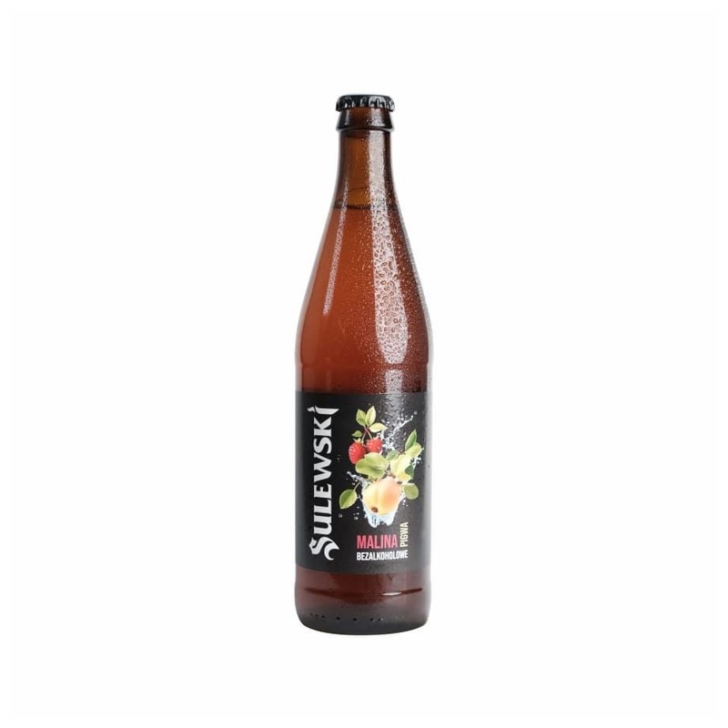 Piwo bezalkoholowe Malina Pigwa alk. do 0,5% obj. Sulewski 500 ml