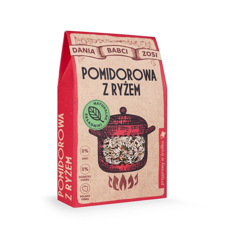 Pomidorowa z ryżem Dania Babci Zosi 95 g