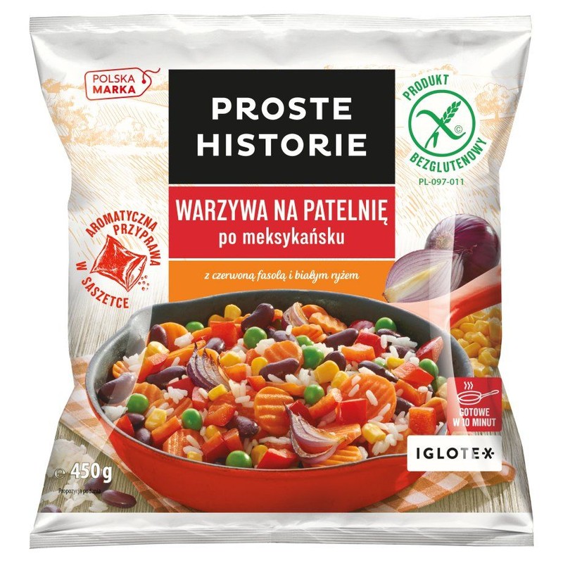 Warzywa na patelnię po meksykańsku Proste Historie 450 g