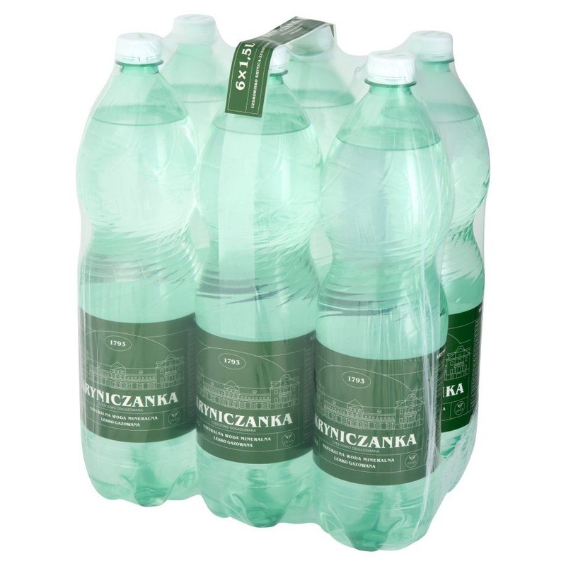 Woda mineralna lekko gazowana Kryniczanka 6 x 1,5 l