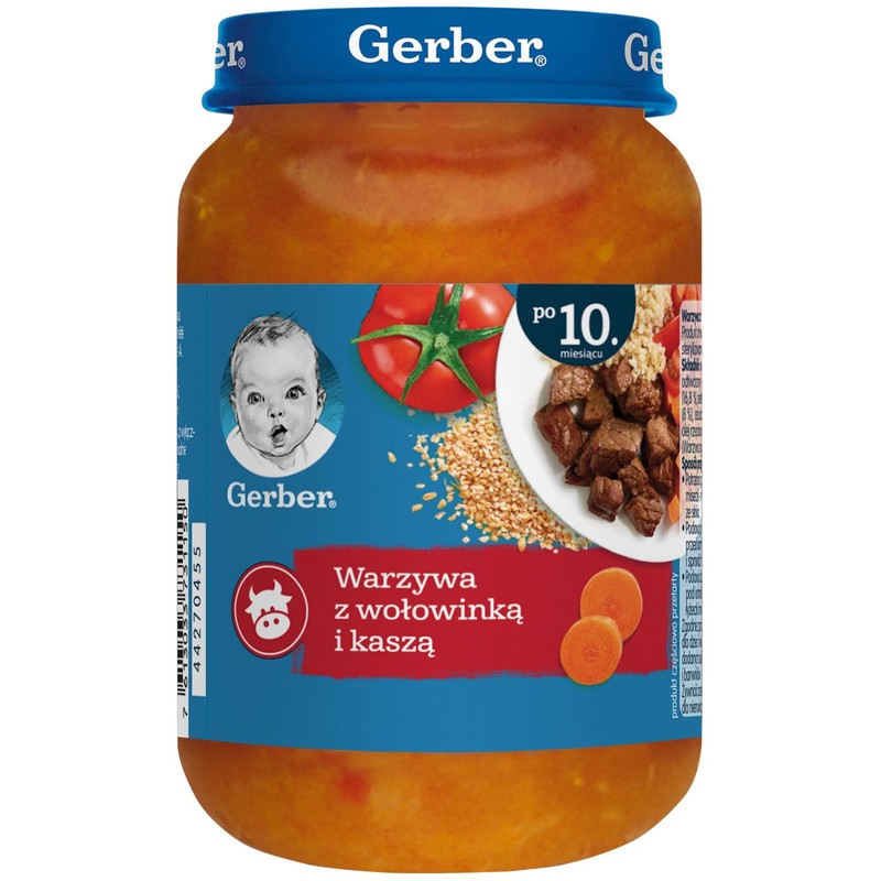 Wołowinka po staropolsku z kaszą Gerber 190 g
