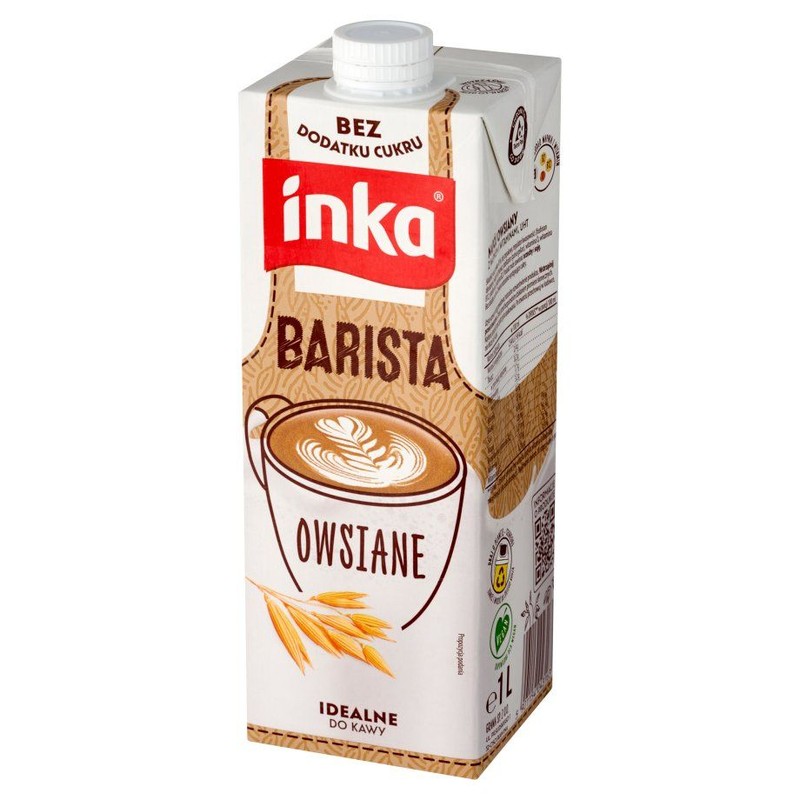 Napój owsiany barista z wapniem i witaminami UHT Inka 1 l