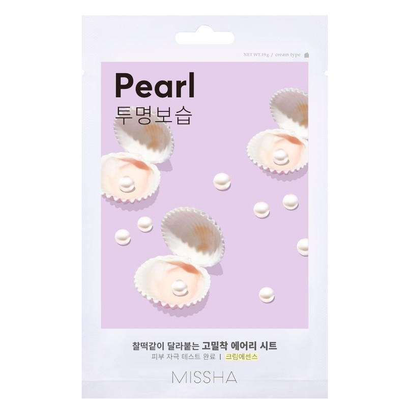 Maseczka Airy Fit Sheet Pearl MISSHA 1 sztuka