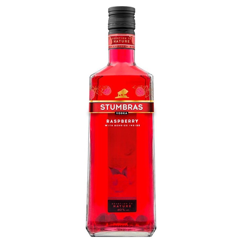 Wódka o smaku malinowym alk.40% obj. Stumbras 500 ml