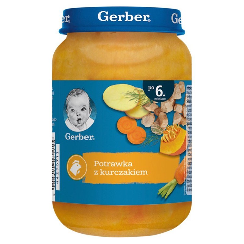 Potrawka z kurczakiem po 6. miesiącu Gerber 190 g