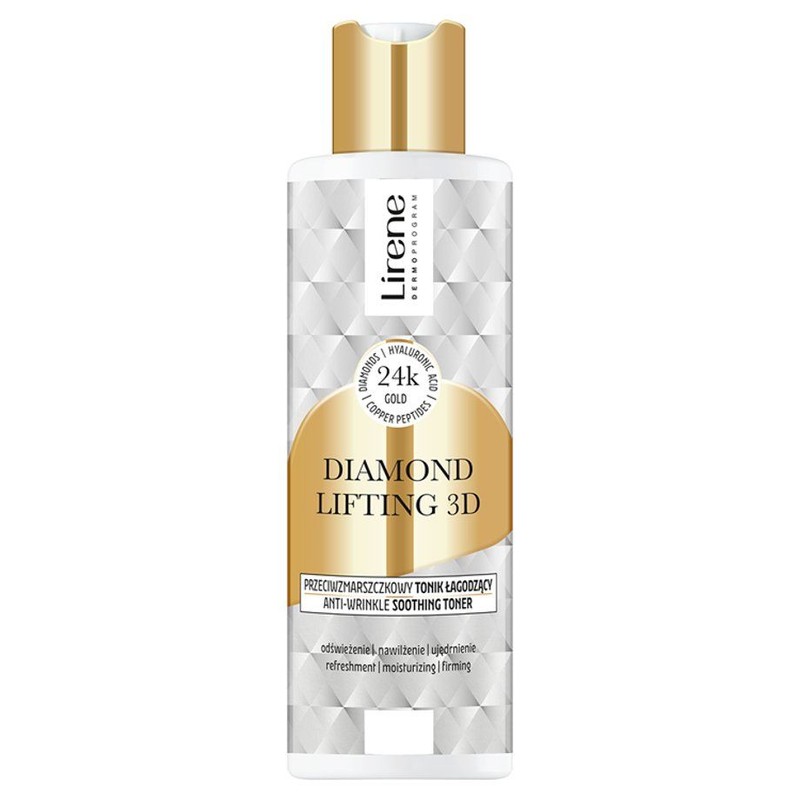 Tonik do twarzy diamentowy lifting Lirene 200 ml