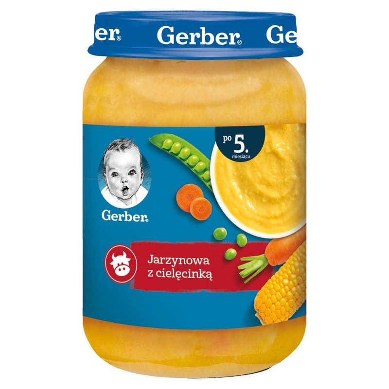 Jarzynowa z cielęciną po 5. miesiącu Gerber 190 g