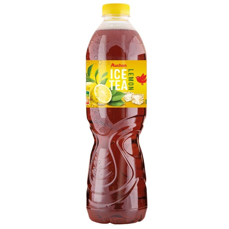 Napój Ice Tea o smaku cytrynowym Auchan 1,5 l