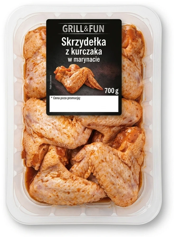 GRILL&FUN Skrzydełka z kurczaka w marynacie