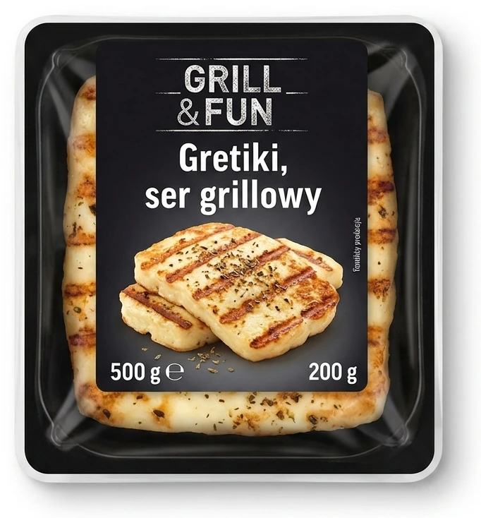 GRILL&FUN Gretiki, ser grillowy