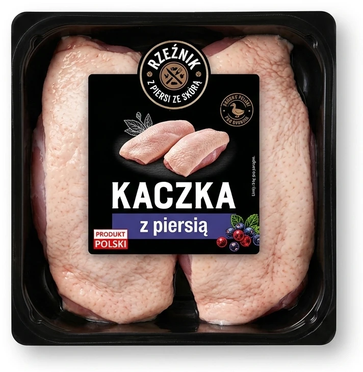 Kaczka - filet z piersi ze skórą
