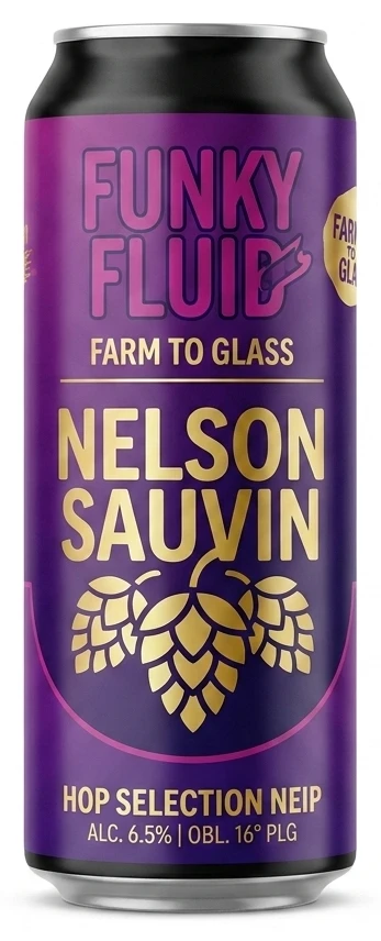 Browar Funky Fluid Nelson Sauvin, Riwaka, Motueka lub Gelato