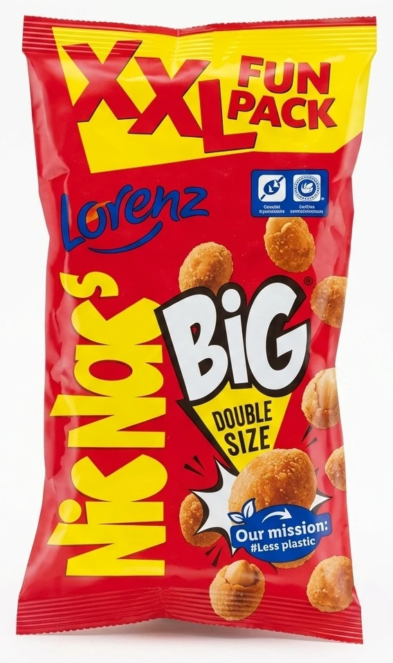 LORENZ Nic Nac's, orzeszki w panierce, XXL