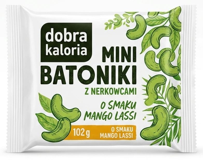 DOBRA KALORIA Mini batoniki z nerkowców