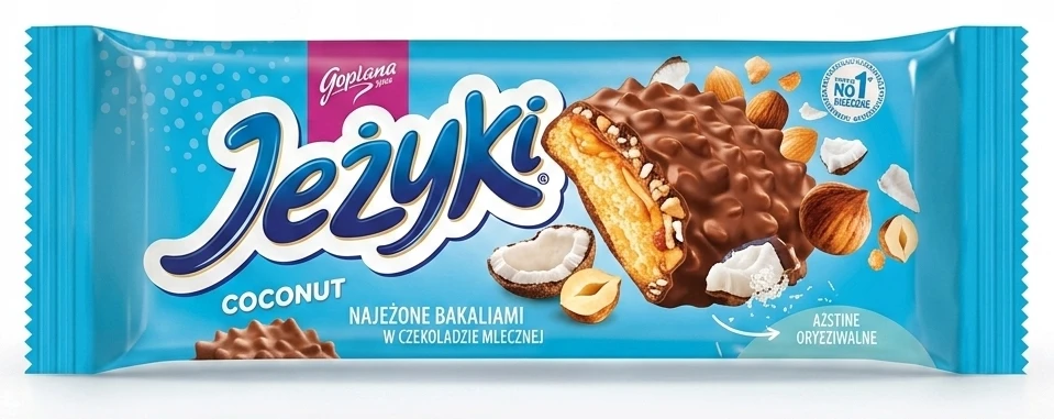Goplana Ciastka Jeżyki kokosowo-bakaliowe