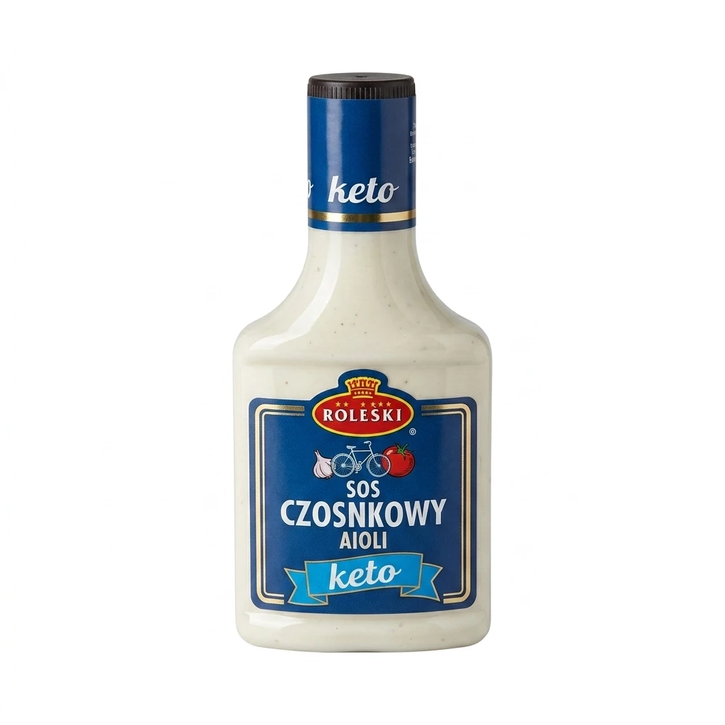 Sos czosnkowy aioli keto Roleski 300g
