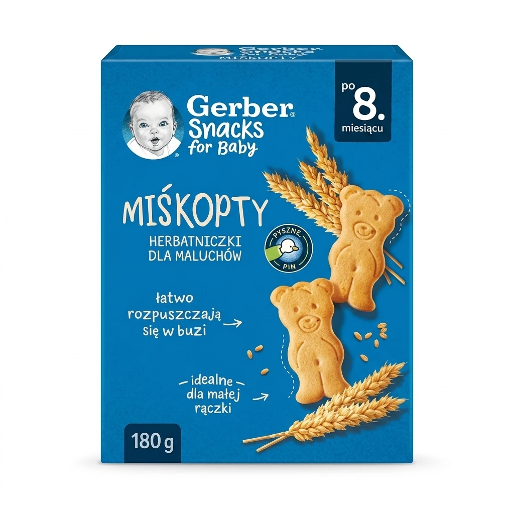 Herbatniczki dla maluchów Miśkopty Gerber 180g