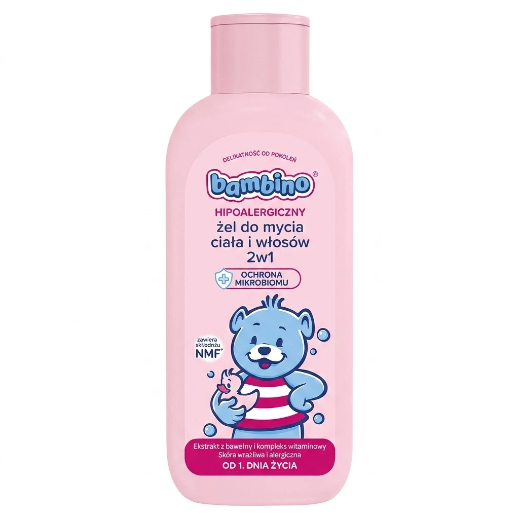 Żel do mycia Dz 2w1 hipoalergiczny Bambino 400ml