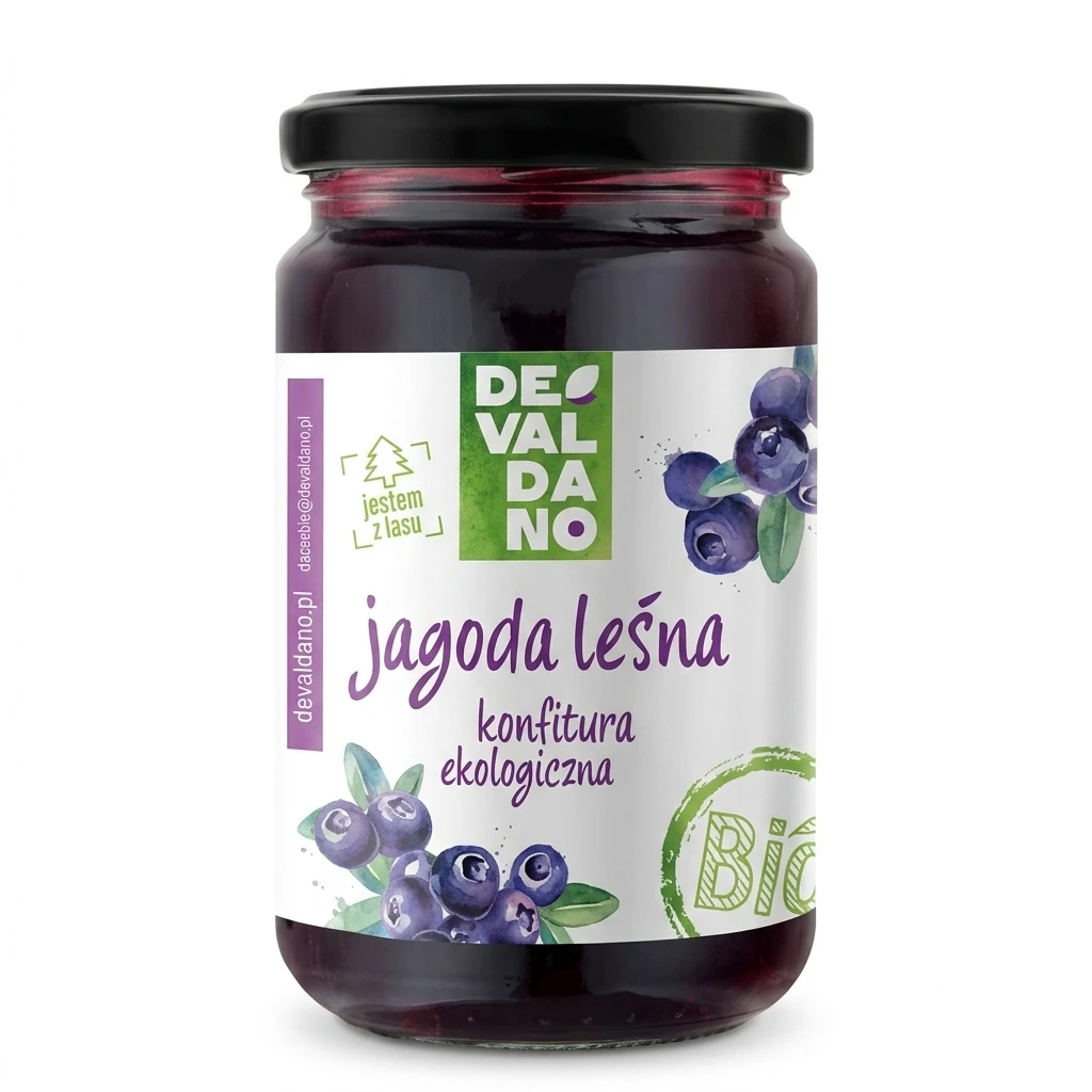 Konfitura jagodowa BIO Devaldano 300g