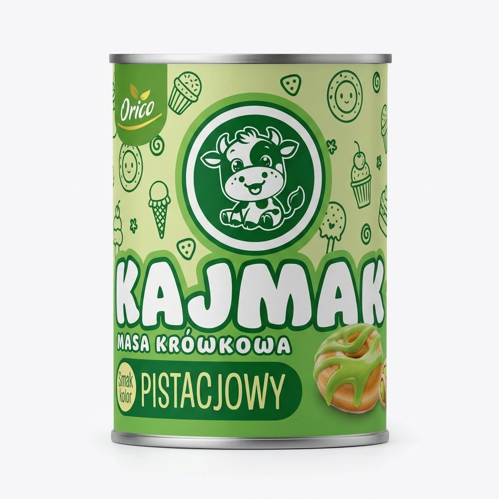 Kajmak masa krówkowa o sm. pistacjowym Orico 460g